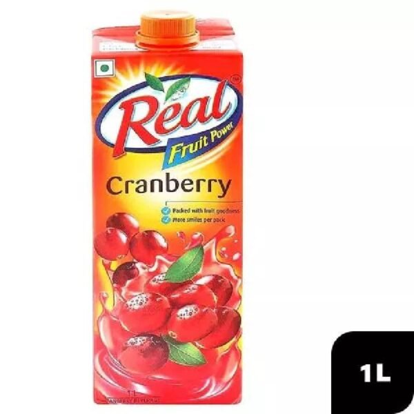 Real Cranberry Juice 1 ltr